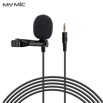 

My Mic LJ04 condenser lapel clip lavalier microphone mini mic for computer camera recording