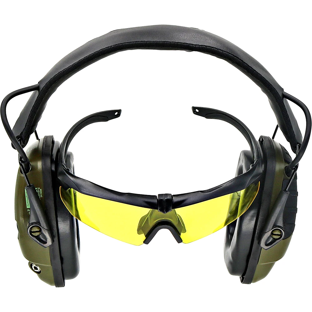 

Electronic Shooting Earmuffs Noise reduction Sound amplification Hearing Protection Sightlines Ear Pads Tactical Headset