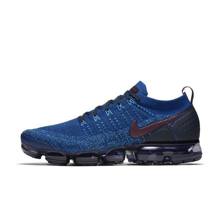 Оригинальные подлинные мужские кроссовки для бега Nike Air Vapormax Flyknit 2,0, легкие дышащие кроссовки для фитнеса с амортизацией - Цвет: 942842-401