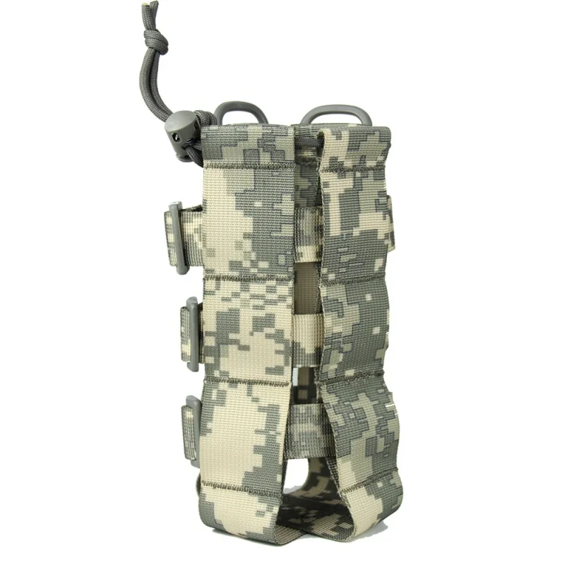 0.5L-2,5 LTactical Molle сумка для бутылки воды Нейлон Военный чехол для фляги кобура Открытый путешествия чайник сумка - Цвет: D