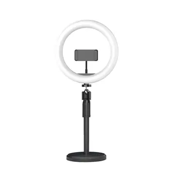 

8 inch Ring Light Dimmable LED Flash Fill Light Video Light Suitable For Mobile Phone Selfie Brightness Photography Lamp