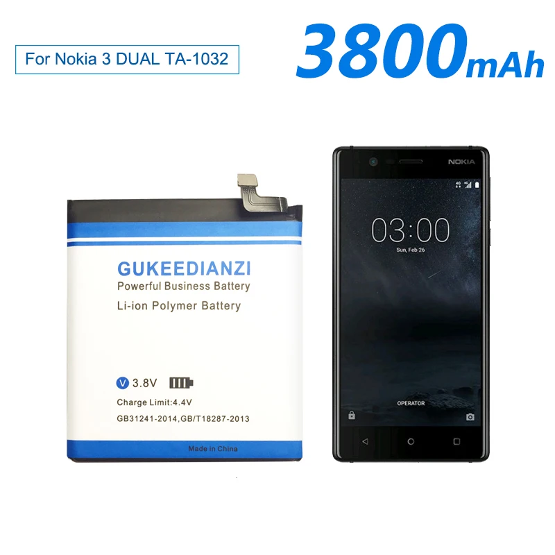 GUKEEDIANZI батарея мобильного телефона для Nokia HE305 HE319 HE330 HE335 HE341 Высокое качество замена батареи