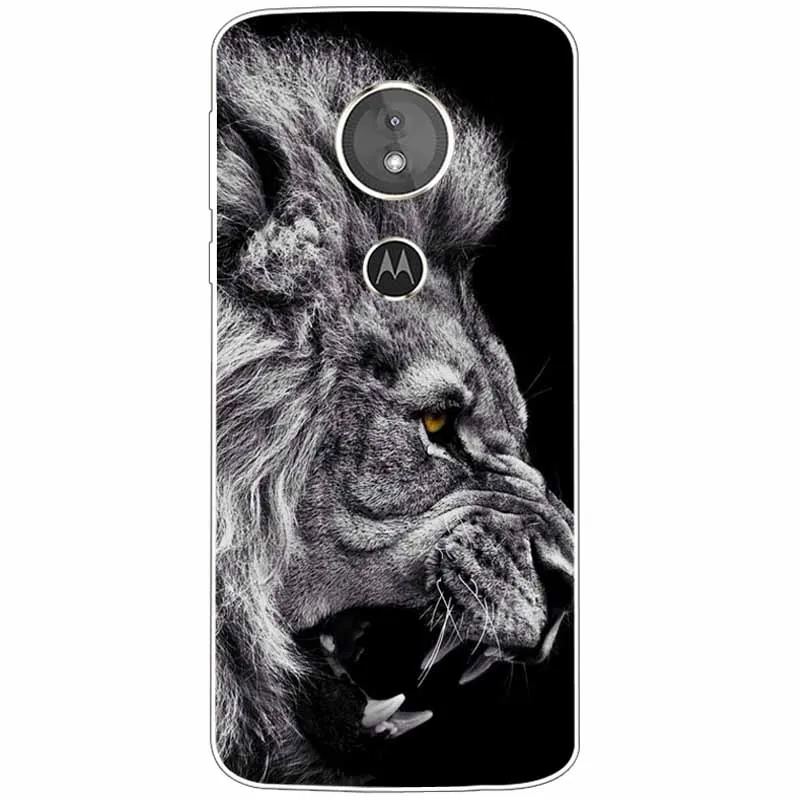 Animal Design TPU Soft Silicone Clear Case for Motorola Moto G6 Series