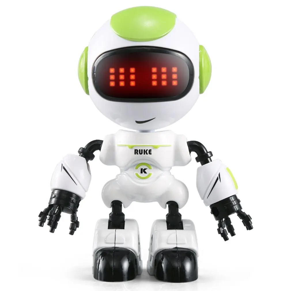 JJR R8 Touch Sensing LED Eyes RC Robot Smart Voice DIY Body Gesture Model Toy For Boys Children Adults Christmas Gift