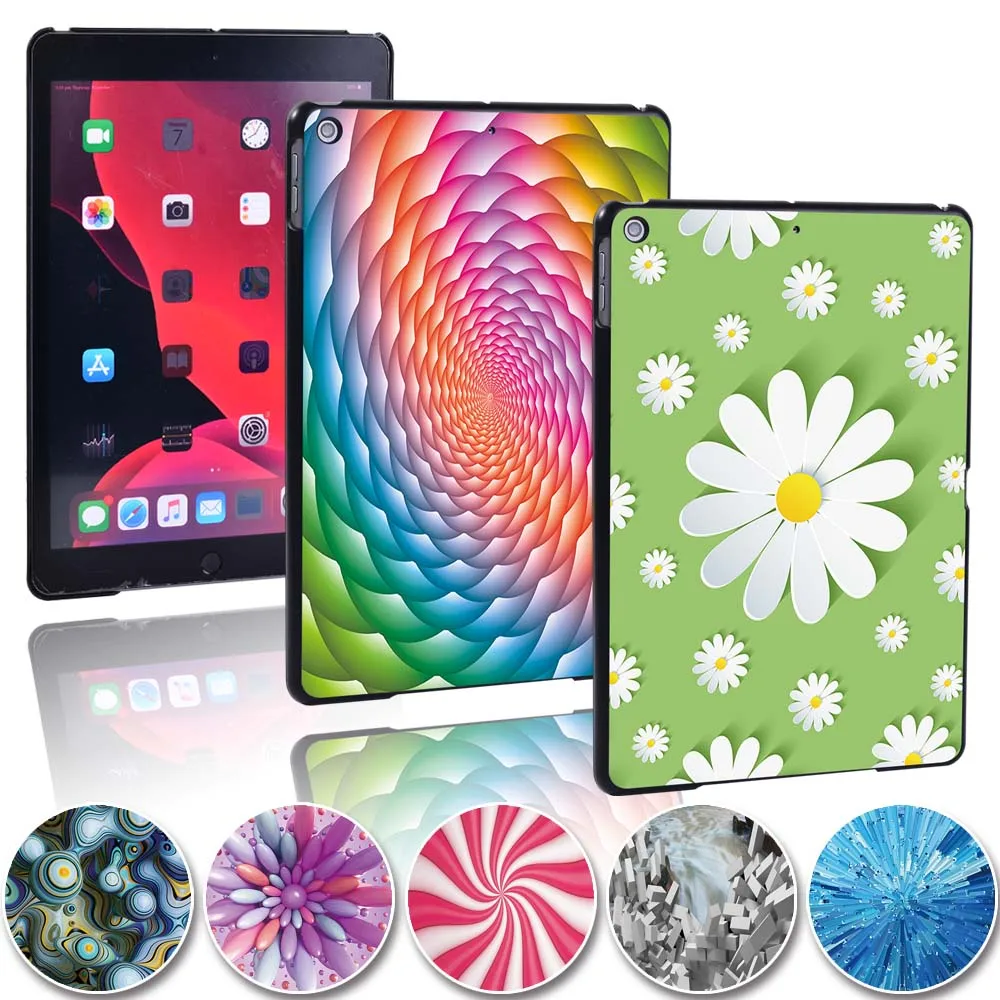 

Case for Apple Ipad Air 1/2/3/Pro 9.7/10.5/11/Ipad 10.2 2020 8th/7th/6th/5th/Ipad 2/3/4 Gen - 3D Art Plastic Hard shell Cover