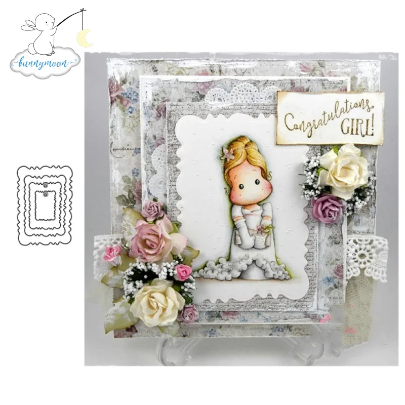 CH craft heaven 3D Gift Stitched DIY Scrapbooking Stamps Craft Embossing Die Cut Making Stencil Template | Дом и сад