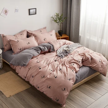 

1.2m Simple Bedding Set Cover Sheet Pillowcase Household Comfortavble Durable Duvet Bedroom Ornaments for Home Hotel