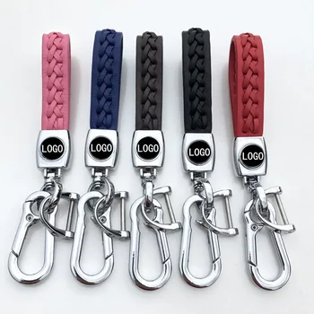 

Leather car keychain metal keychain for Volkswagen Volvo Mercedes Maserati Bentley Honda Hyundai Ford Havel Geely Cadillac Audi