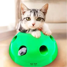 Twórczy elektryczny zwierzak zabawny kot taca zabawka szkoleniowa kot drapanie urządzenie zabawka mysz interaktywna gra logiczna zagraj w ekscytującą zabawka dla kota tanie i dobre opinie Squeak zabawki CN (pochodzenie) Z tworzywa sztucznego pet toys