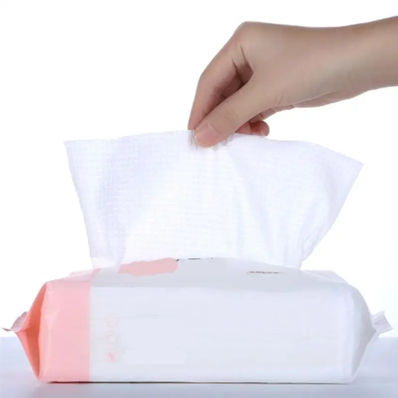 

Disposable 50 Sheets Towel Portable Facial Cotton Tissue Multi Purpose Washing Face Wipes for Home Travel