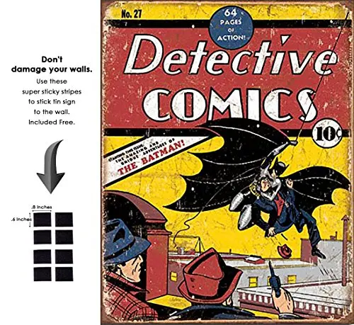 Detective Shop72 жестяная вывеска Marvel серия комиксов Железный человек супергерой металлическая жестяная вывеска Ретро Винтаж без повреждений на стену - Цвет: Detective