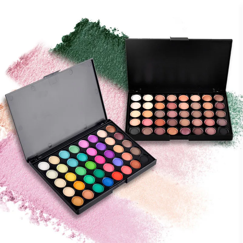 

40 Colors Eyeshadow Glitter Maquillaje Profesional Makeup Eye shadow Pearl Shimmer Palette Long-lasting sombras Gifts Beauty