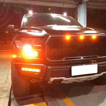 

2pcs Car brake bulbs rear Turn signal Light LED Daytime Running Light DRL Fog Lamp For Ford F150 F-150 Raptor 2017 2018 2019