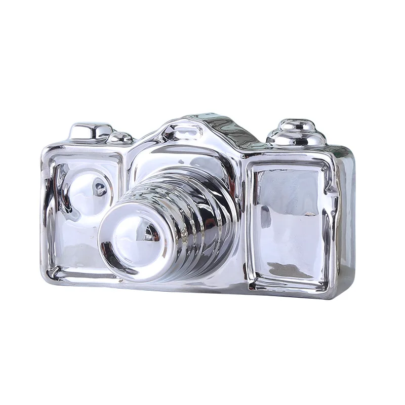 Camera Desk Ornament Home Decor Study Room Decoration White Porcelain Material Accessories Nice Gift for Friend | Дом и сад