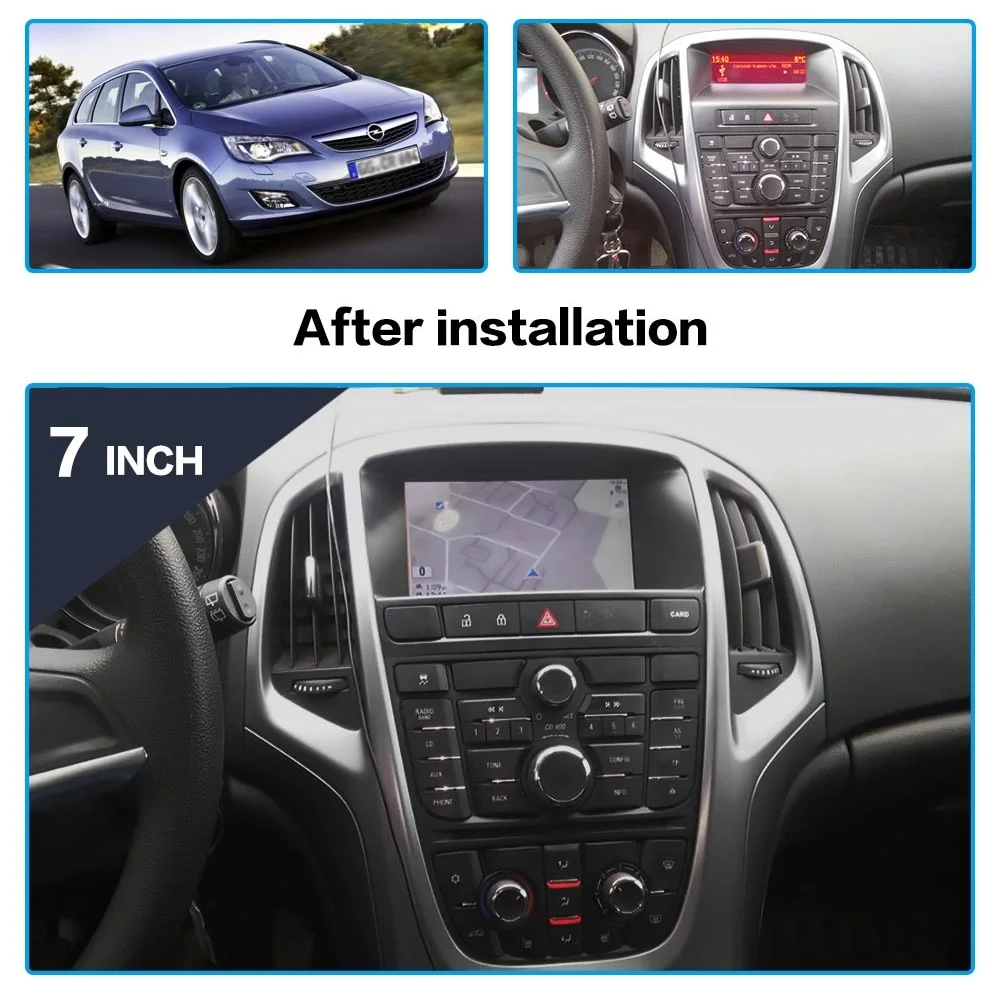 

AOTSR 2 Din Car Radio For OPEL Astra J Multimedia Android 10 Player Auto Stereo GPS Navigation DSP AutoRadio Bluetooth IPS Unit