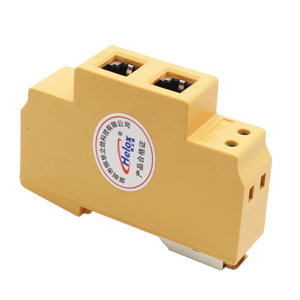 MagiDeal 100Mbps RJ45   Ethernet Network Surge Protector Device   Arrester