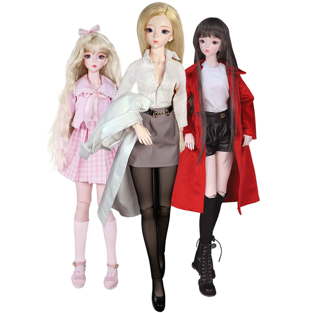 DBS 1/3 BJD кукла город детская серия механическое соединение тела с макияжем, 62 см Высота девушки, SD