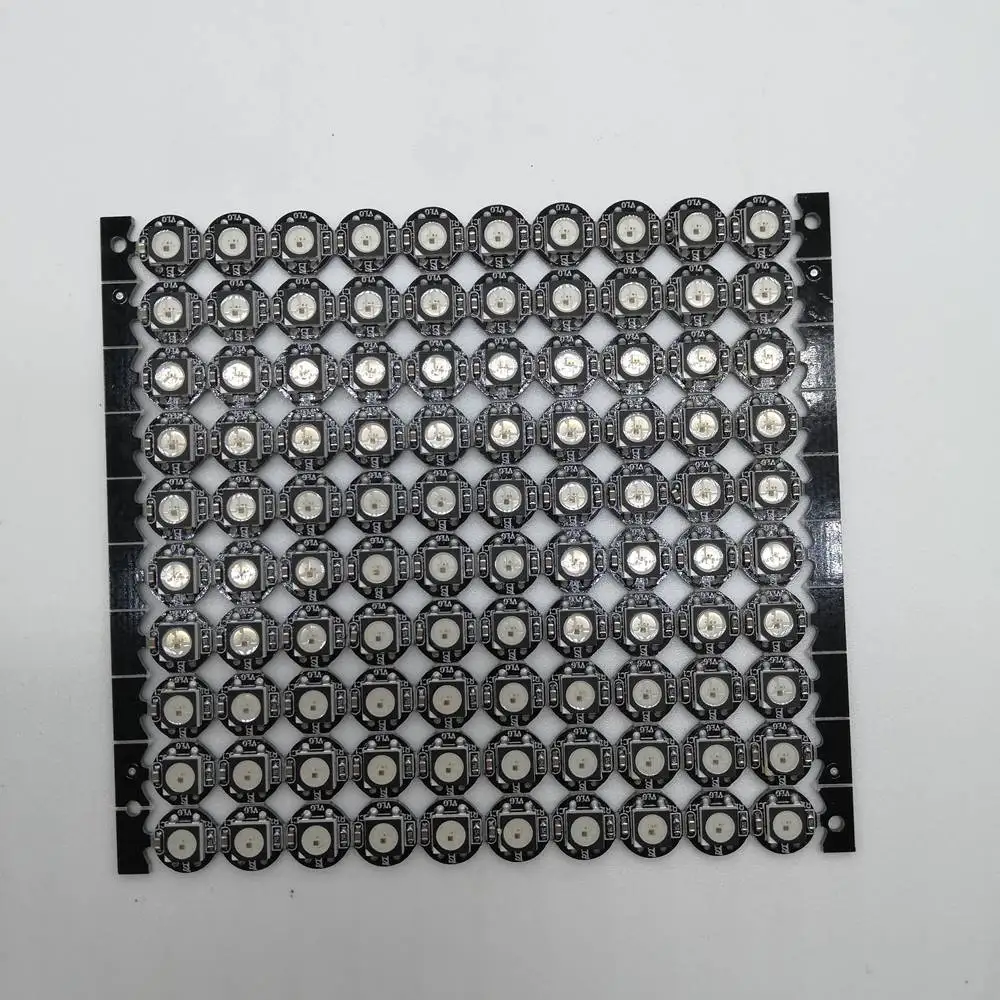 10 ~ 100 шт. WS2812B WS2812 светодиодный чип и плата радиатора DC5V 5050 RGB WS2811 IC встроенный RGBW