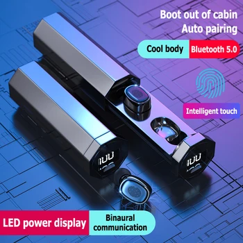 

B9 TWS Bluetooth Earphone Wireless Earphone 5.0 BT Sport Earphone MIC Earbuds Gaming Music Headset For Xiaomi Huawei Samsung