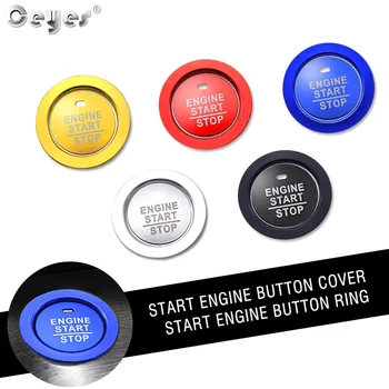 

Ceyes Car Styling Stickers For Honda Civic Fit 2018 Auto Engine Start Stop Button Ignition Ring Covers Case Interior Accessories