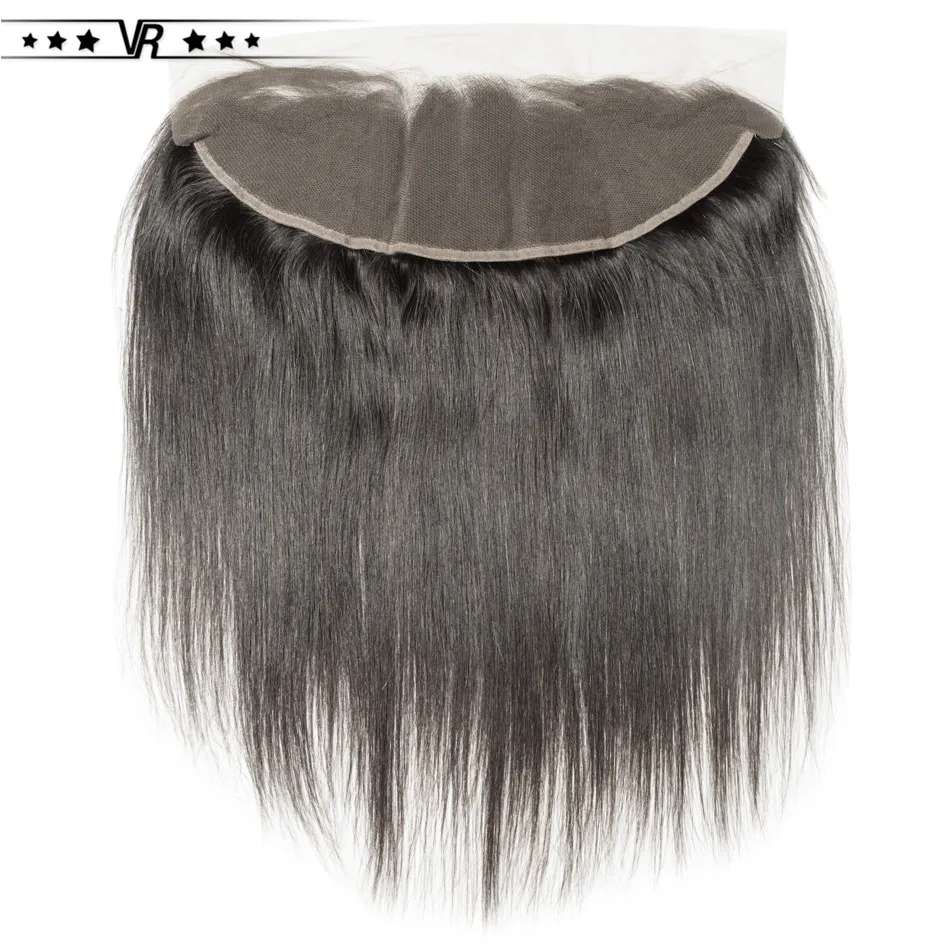 VR Star Virgin Hair 13x4 прямые фронтальные бразильские волосы предварительно выщипанные фронтальные закрытие для черных женщин