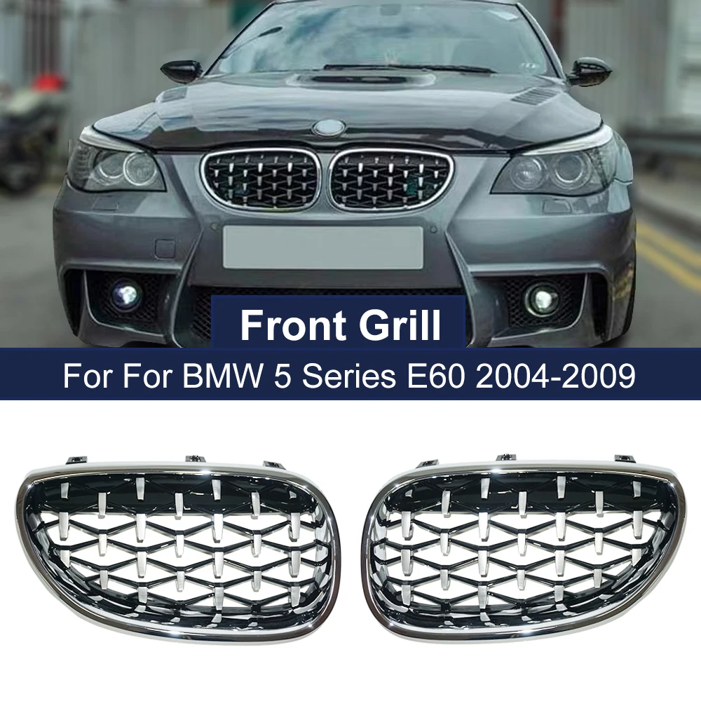 Front Inlet Kidney Grille Bumper Grill Hood Mesh For BMW E60 E61 M5 520i  535i 545i 550i 5-Series 2003-2010 Tuning Accessories - AliExpress