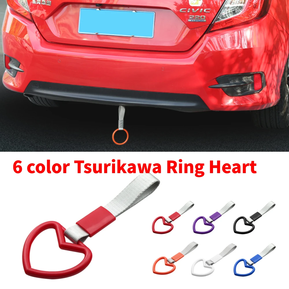 6 цветов кольцо Tsurikawa сердце JDM поезд автобус ручка ручной ремешок Дрифт с