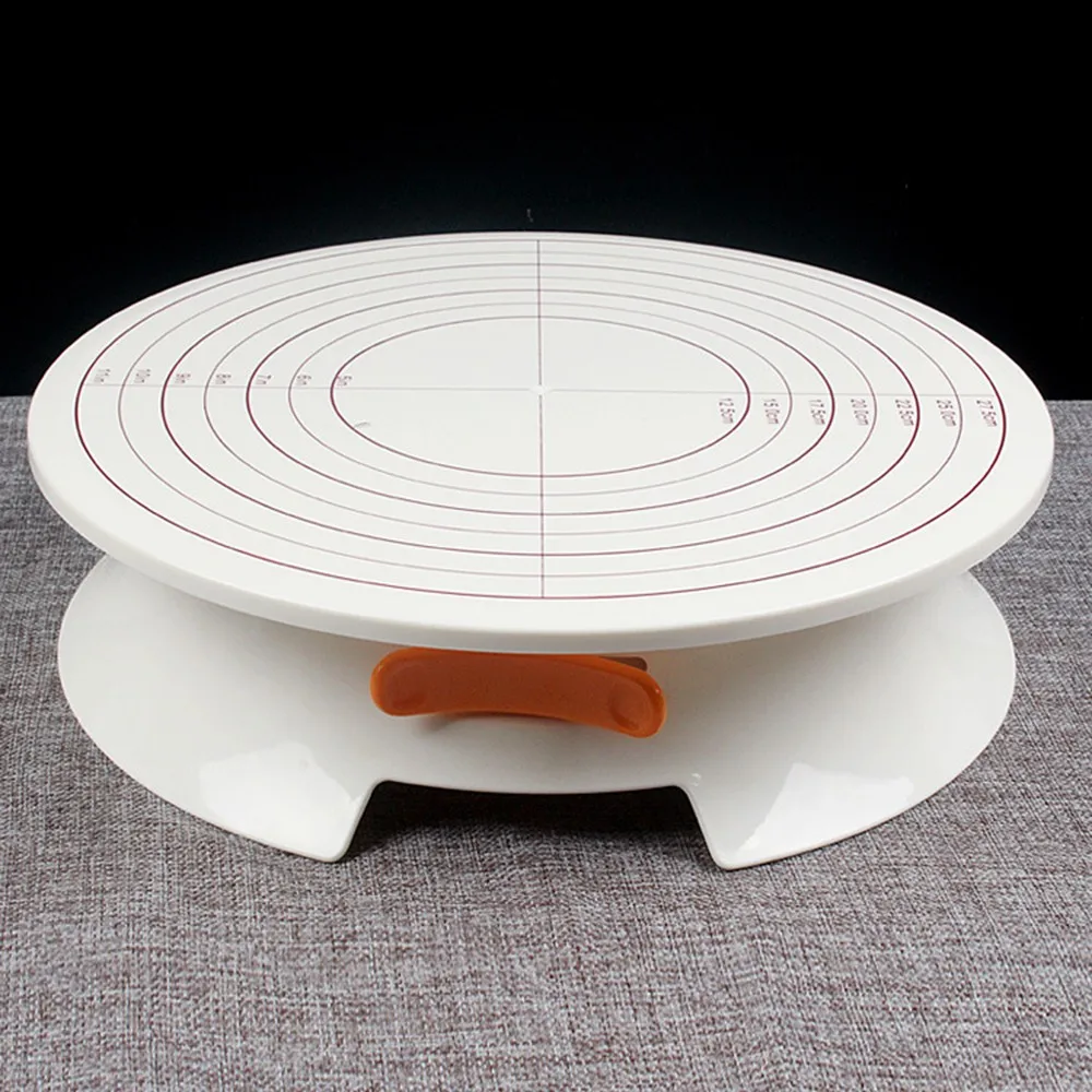 1 шт. вращающаяся подставка для торта сахарное ремесло DIY базовые инструменты платформа поворотного стола кекс поворотная пластина вращающаяся форма для выпечки торта Декор