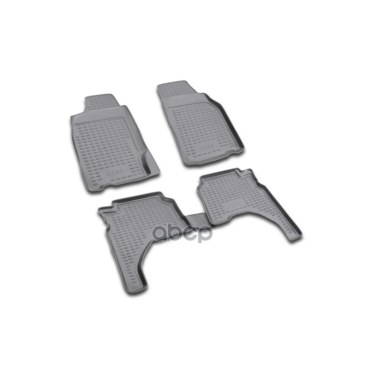 Коврики В Салон Mitsubishi L-200 1996-2005, 4 Шт.(Полиуретан) ELEMENT арт. NLC.35.10.210