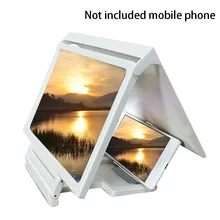 Кронштейн 3D HD видео Аксессуары Регулируемый ABS держатель Защита складной увеличенный стенд увеличитель для экрана телефона портативный водонепроницаемый
