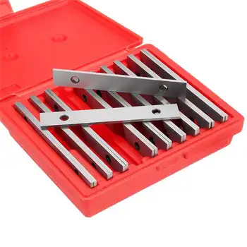 

Machifit 20Pcs/box 1/8 Inch Parallel Base Set Machine Tool Parallel Pad Block Vises 10set Parallel Iron Plate for Lathe Tools