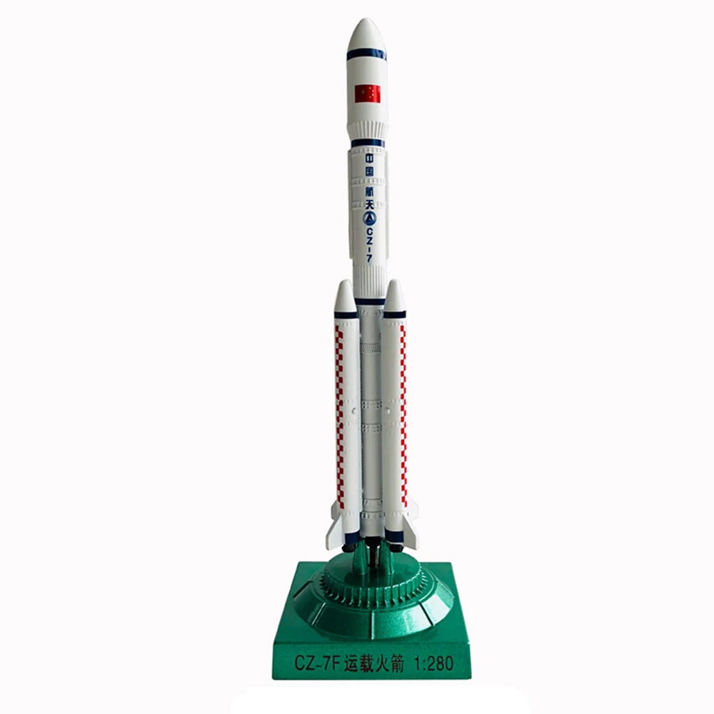 US $49.99 1280 1200 Scale Launch Vehicle Long March 7 CZ7F Rocket Model Toys Children Kids Gift for Collection