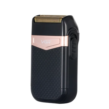 

Electric reciprocating Shaver USB rechargeable razor body washable mini portable leather case with spare shaving head