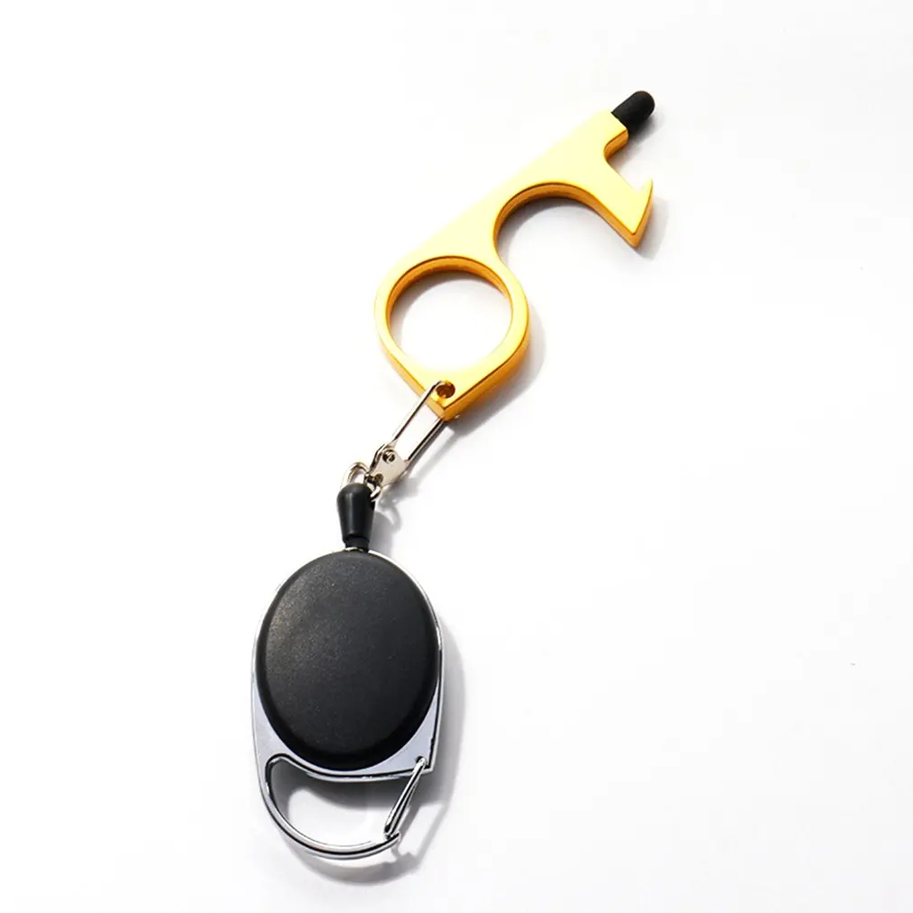 

No-Touch Door Opener Portable Elevator Button Contactless Safety Door Opener Key Beer Trigger Door Handle