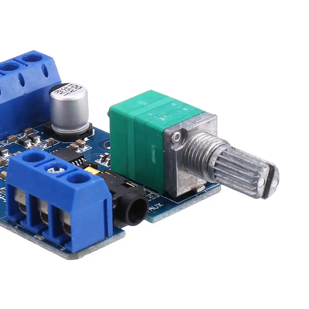 DY-AP3015 DC 8-24V 30W x 2 Class D двухканальный цифровой усилитель высокой мощности стерео с регулируемым потенциометром громкости