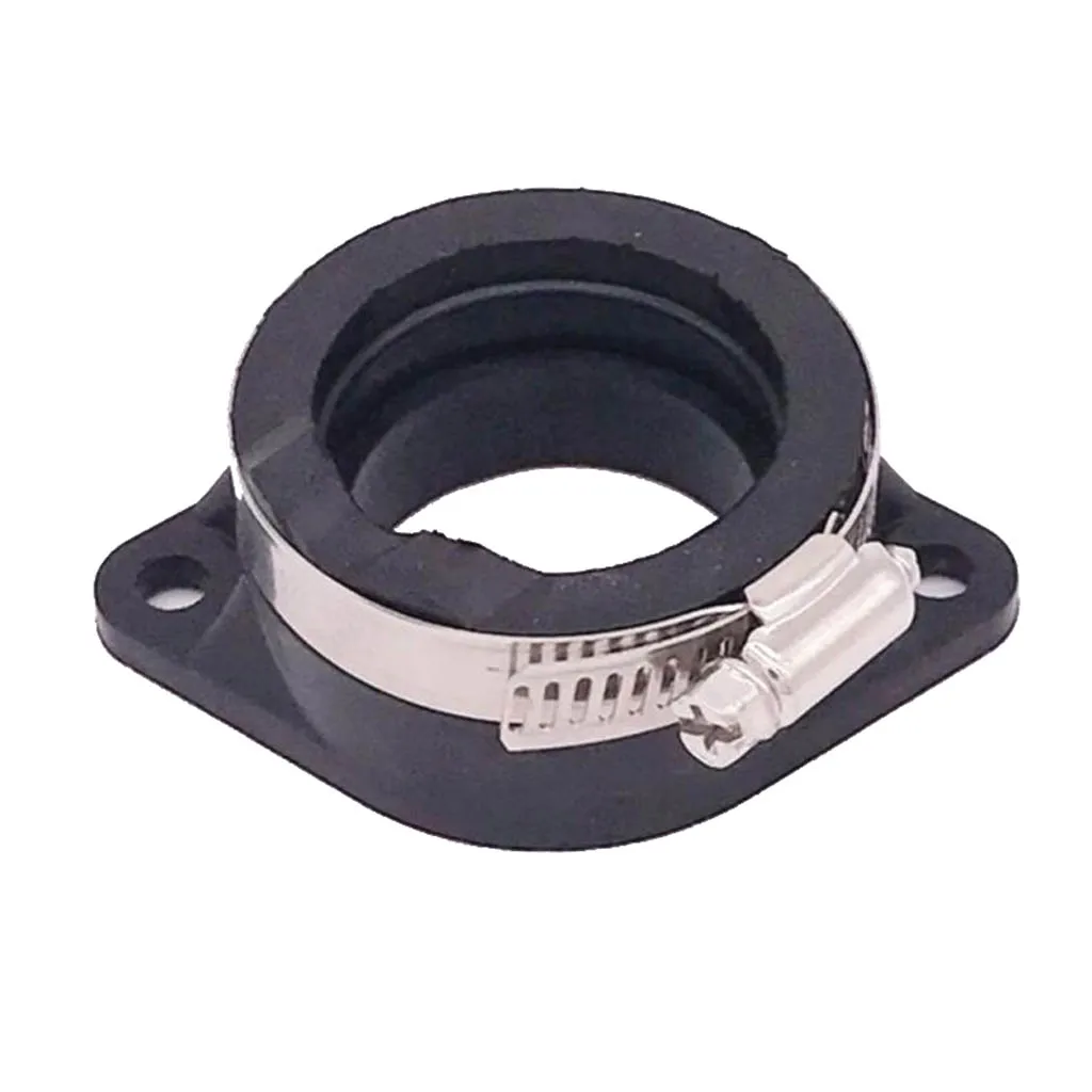 36mm 40mm Carburetor Intake Manifold Flange Adapter Fit for Suzuki GN250 (Black)