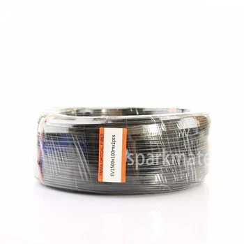 

100Meters solid core end glow cable with black PVC jacket Inner diameter 0.75mm/1mm/1.5mm