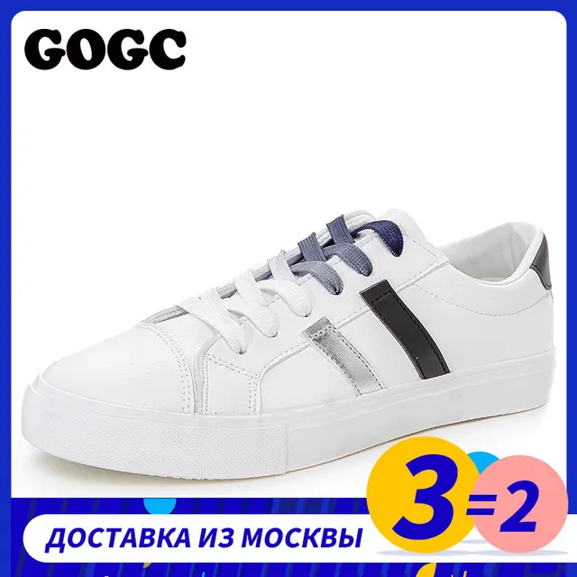 $US $18.61 GOGC Women Sneakers Flat Shoes Women running shoes White Sneakers Women shoelaces Shoes slipony kra