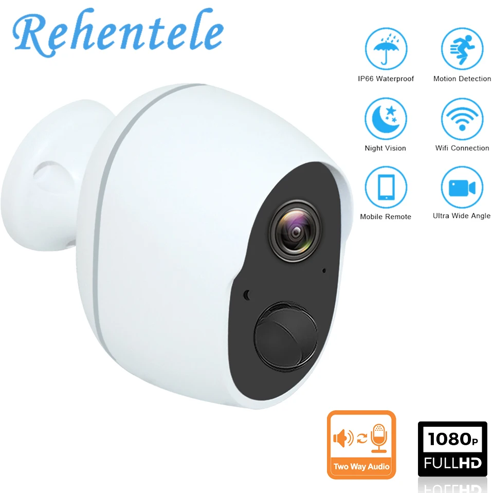 Смарт-камера с аккумулятором 1080 мАч Full HD 6000 P IP66 | Безопасность и защита