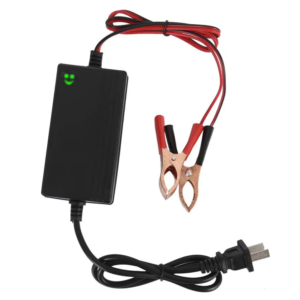 

12V Lead-acid Battery Charger Automatic Car Motorcycle Intelligent Battery Charger Automatically Switches Float / Maintenance