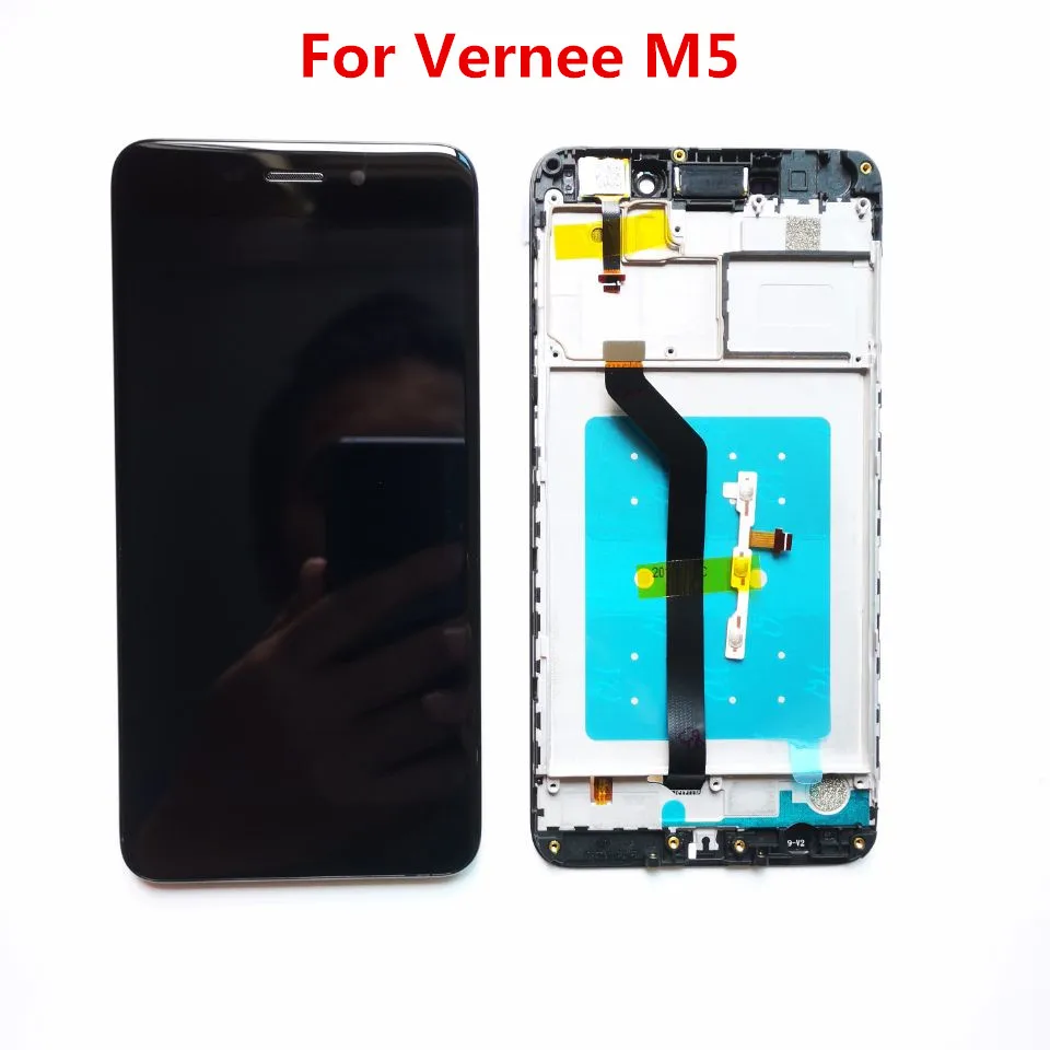 Оригинальный ЖК дисплей 5 2 ''для Vernee M5 детали для фотовспышки гибкий кабель