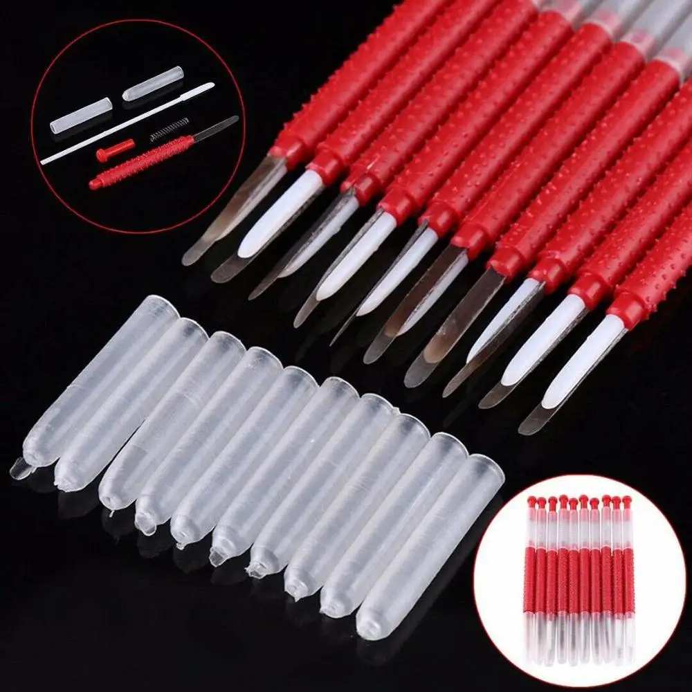 

10Pcs Beekeepers Bee Grafting Retractable Beekeeping Tool for Queen Rearing Set Apiculture Retractable Grafting Equipment