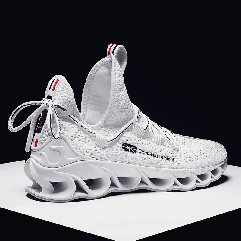 

BomKinta New Running Shoes Blade Cushioning Sneakers for Men Breathable Sports Shoes Outdoor Athletic Training Walking Sneakers