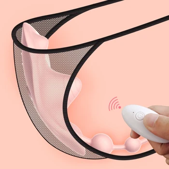 Portable Panty Vibrator Clitoris Anal Stimulator Wireless Remote Control Invisible Vibrating Egg Sex Toys for Women G-spot 4