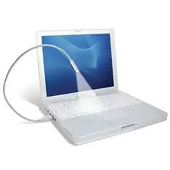 

Keyboard Light LED Light 5V 1W White Eye Care Lighting Fixture Computer Laptop Desktop Accessory USB Lamp Portable Silver Metal