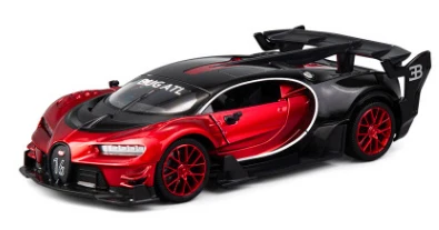 1/24 Bugatti GT Diecasts игрушечный транспорт Континентальный автомобиль модель коллекция автомобилей игрушки для мальчика подарок игрушки - Цвет: Красный