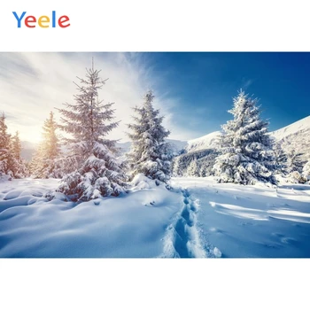 

Christmas Tree Winter Forest Snow Backdrop New Year Newborn Baby Photography Background For Photo Studio Photocall Photophone