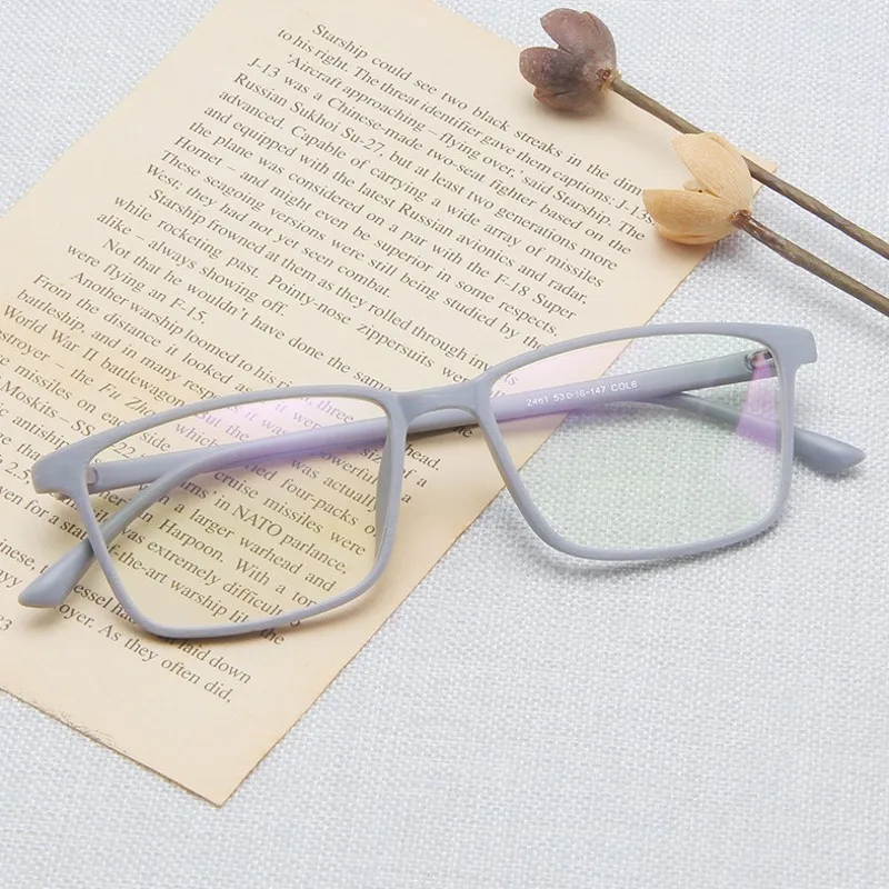 Transparent Women Glasses Frame Men 2020 Matte Grey Eyeglasses Vintage Small Square Clear Lens Optical Spectacle F | Аксессуары для