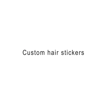 

Custom hair stickers