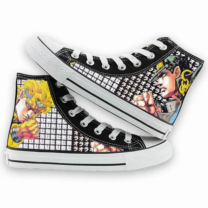 De una sola capa zapatos de lona zapatos Anime jojo de Cosplay/Las Mujeres planos de las mujeres AMANTES DE transpirables zapatillas de deporte de ocio para los adolescentes estudiantes 2019